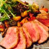 三元豚肩ロースのソテー、本日のソースで